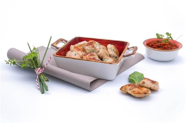 TK Hanna Hähnchen-Innenfilet, mediterran, gegart, 1 KG/BT halal