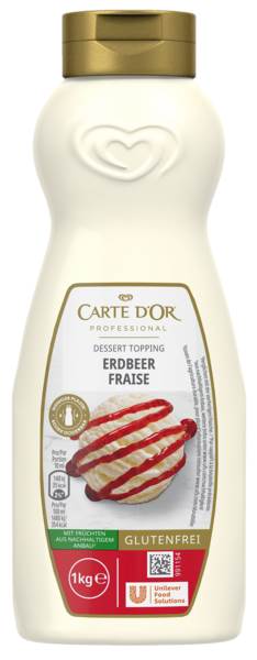 Carte d'Or Carte d'Or Dess.Topping Strawbe (18424) 1 KG/BT