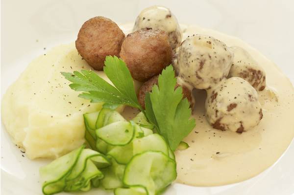 TK Dafgård Köttbullar Geflügel, ca.14g, fertig gebraten, 5 KG/KT
