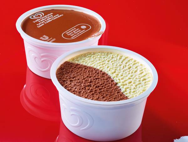 TK Langnese Eisbecher Schoko-Vanille, 70ml, (74417) 60 ST/KT
