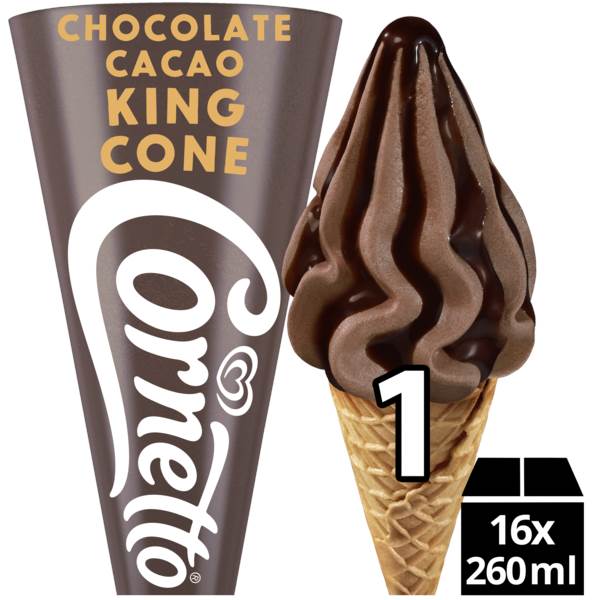 TK Langnese Impulseis Cornetto King Choc, (80779) 260 ML/ST
