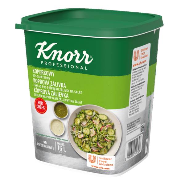 PL Knorr Sos sałatkowy koperkowy, 0,8 KG/PU