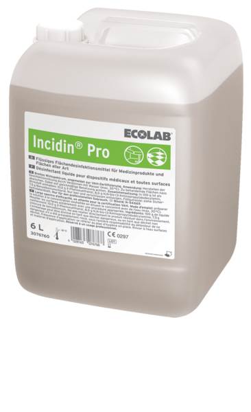 Ecolab Incidin Pro, Flächendesinfektionsmittel, (3140908) 6 L/KN
