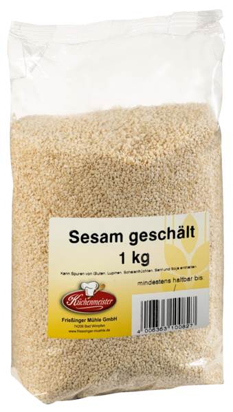 Küchenmeister Sesam zaadjes wit gepeld 1 KG/ZK