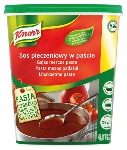PL Knorr Sos pieczeniowy w paście, 1,2 KG/PU