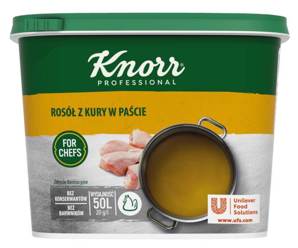 PL Knorr Rosół z kury w paście, 1 KG/PU