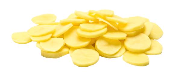 O+G Bio Speisekartoffeln, geschält, Scheiben, vorgegart, regional, 4 KG/BT