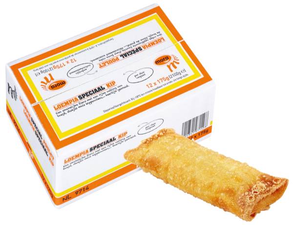 DV Mora loempia speciaal kip 175gr, ovengeschikt 12 ST/DS