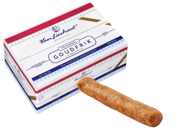 DV van Lieshout frikandel goudfrik 100gr 40 ST/DS