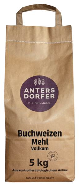 Antersdorfer Mühle Bio Buchweizen Vollkornmehl, 5 KG/SA
