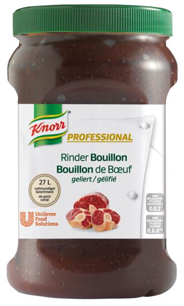 Knorr Professional Bouillon Rind geliert (95210) 0,8 KG/DS