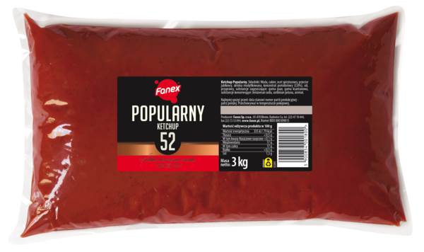 Fanex Ketchup popularny, 3 KG/TB