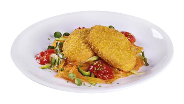 TK Sprehe Hähnchen Minischnitzel, gegart, paniert, ca. 50g, 3 KG/KT