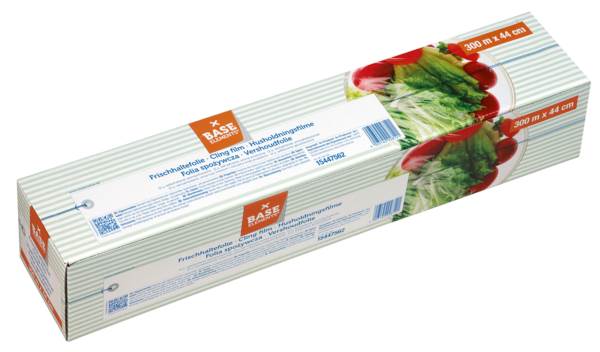 Base Elements Frischhaltefolie-Box, 12my, 44cm breit, 300m lang, 300 M/RO
