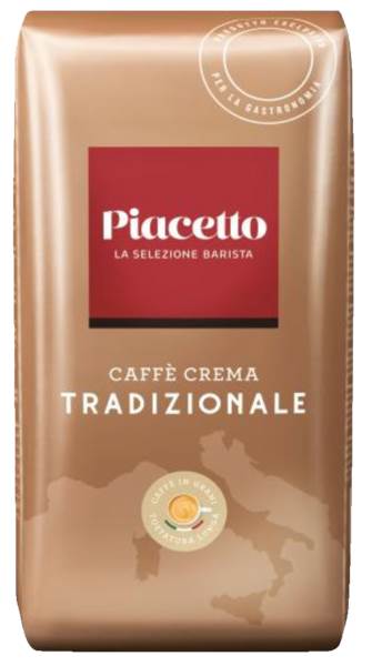 Piacetto Caffè Crema Tradizionale, ganze Bohne 1 KG/BT