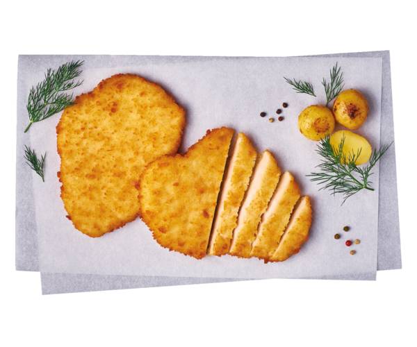 Mr Konspol Panierowana pierś z kurczaka, smażona, formowana, 1 KG/PA