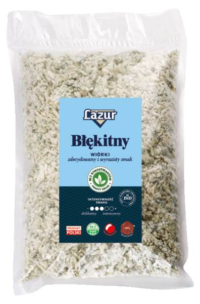 Lazur Ser błękitny wiórki 2kg. 2 KG/TB Ze szlachetną pleśnią Penicillium roqueforti.