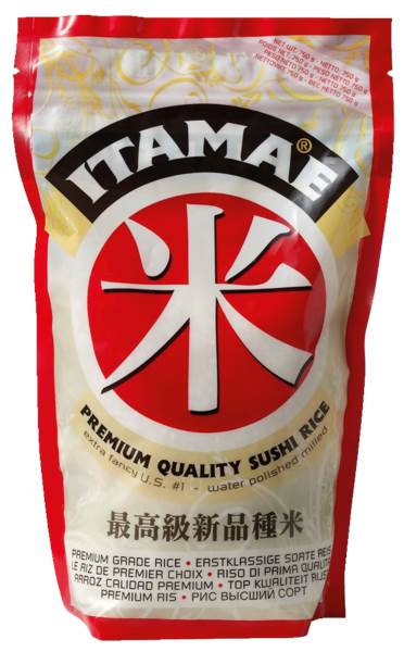 ITAMAE rice, mooie witte kleefrijst voor o.a. sushi 750 GR/ZK