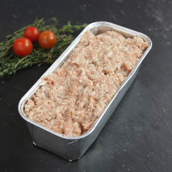 TK Base Culinar Bayerischer Leberkäse, rohes Brät, in Aluschale, 2 KG/ST
