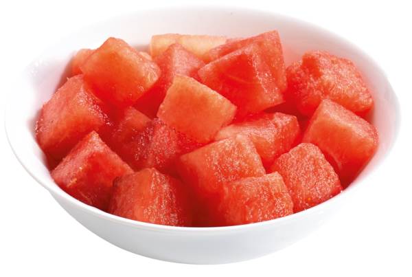 O+G Melone, Wassermelone in Würfel, 700g, ohne Fond, 700 G/EI