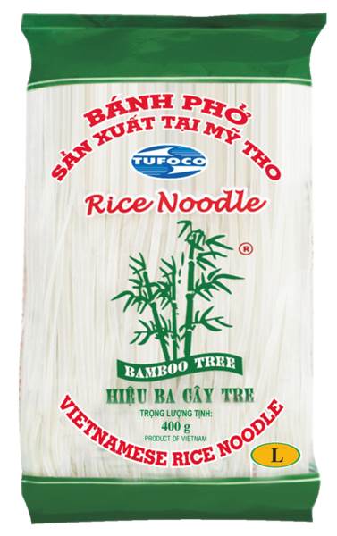 Bamboo Tree Reisnudeln 5mm, 400 G/PK