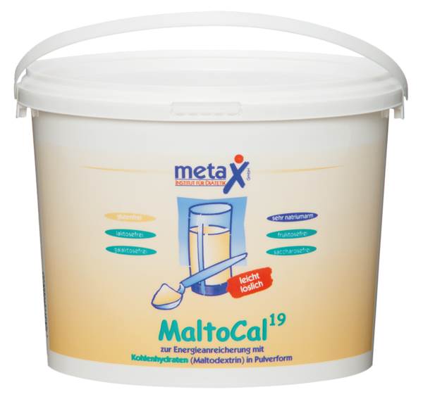 metaX Malto Cal 19 Maltodextrin,zur Energieanreicherung mit Kohlenhydraten, 1,5 KG/EI