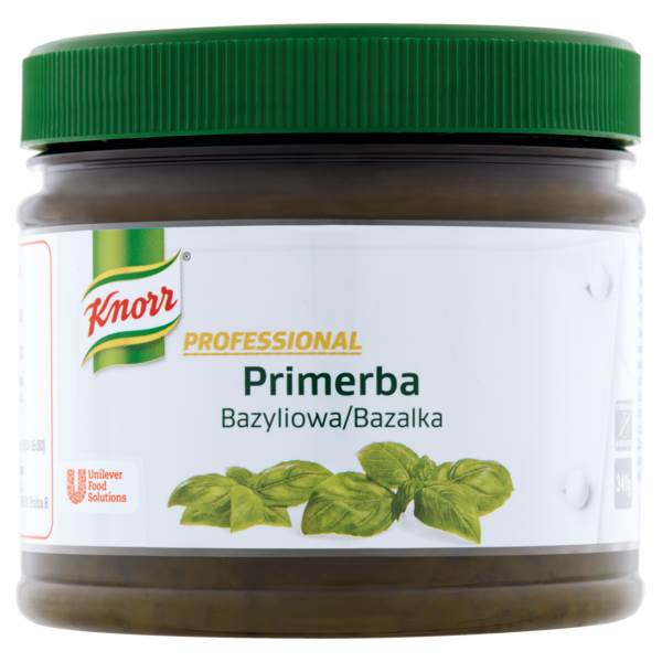 PL Knorr Primerba bazyliowa 340g.Pasta ziołowa do przyprawiania potraw. 1 SŁ