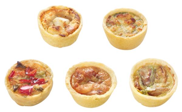 TK Traiteur de Paris DF TdP mini quiches 75xappr. 18g 75 PC/CT