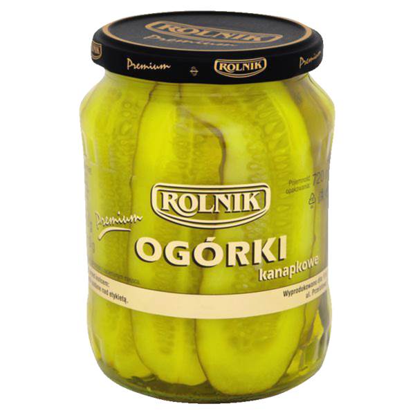 Rolnik Ogórki kanapkowe Premium, 720 ML/SŁ