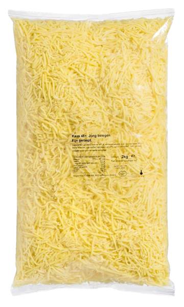 Vergeer kaas gouda oud, fijn geraspt 2 KG/PK
