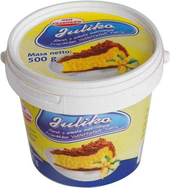 Czarnków Serek Juliko wanilia 0,5 KG/KU