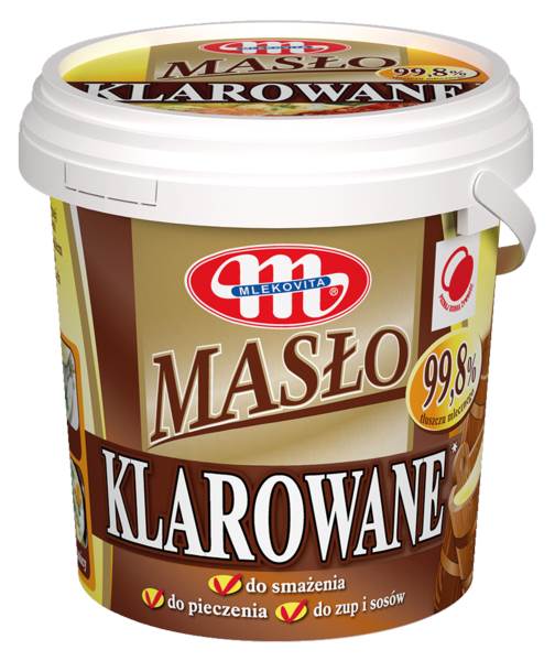 Mlekovita Masło klarowane, 99,8% tłuszczu, 1 KG/PA
