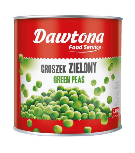 Dawtona Groszek zielony, konserwowy, 2490 GR/PA