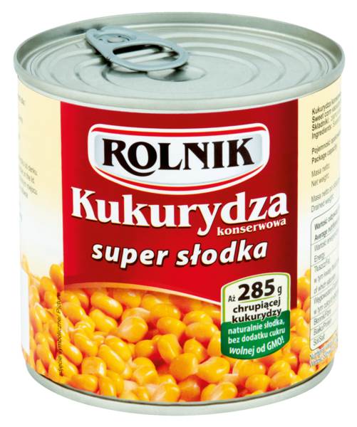 Rolnik Kukurydza konserwowa, super słodka, 425 ML/PS