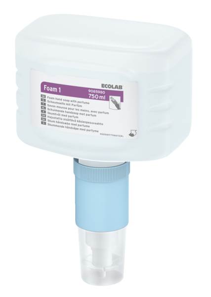 Ecolab NEXA Foam 1, Milde Schaum-Waschlotion, mit Frischeduft, (9085980) 750 ML/FL