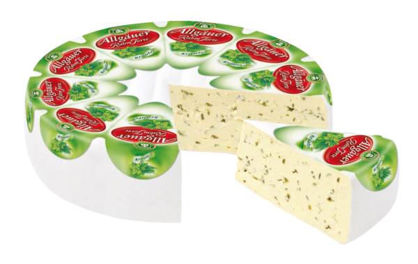 Allgäuer Weichkäsetorte Kräuter, 65% Fett i.Tr., Deutschland, ca. 1,4 KG/ST