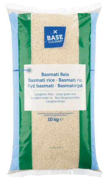 Base Culinar Basmati Reis, 10 KG/SA