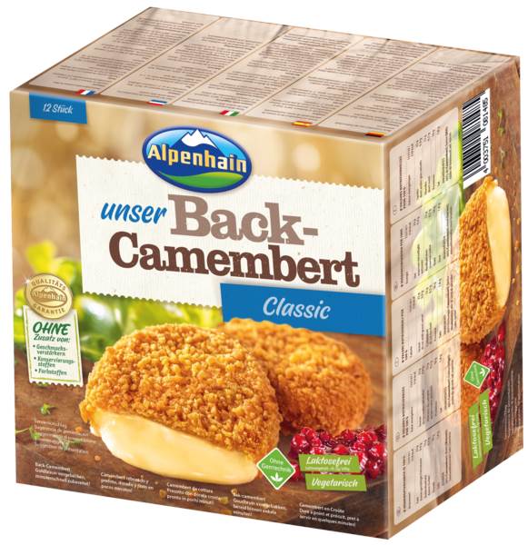 Alpenhain Alp. frozen baked Camembert 12x75g 12 PC/CT