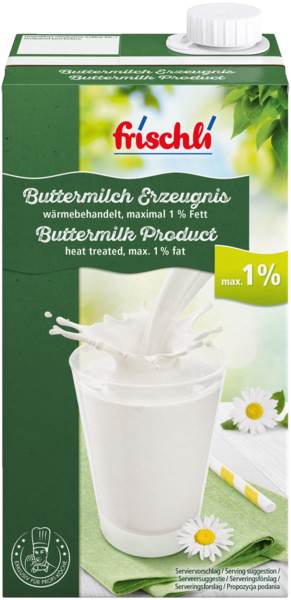 Frischli karnemelk, 1% vet langhoudbaar 1 L/PK