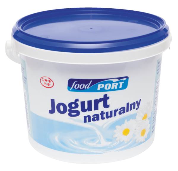 Łobżenica Jogurt naturalny, 2% tłuszczu, 3 KG/WD