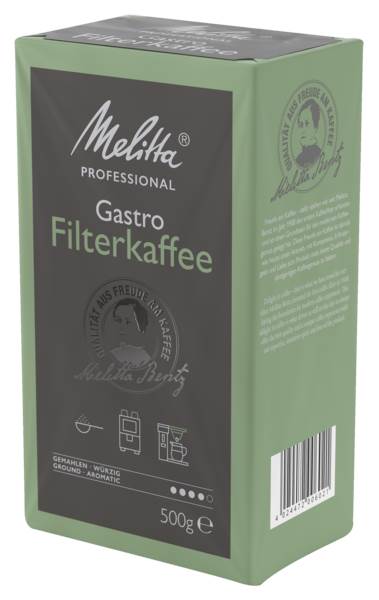 Melitta Gastronomie Röstkaffee würzig und ergiebig, gemahlen, (602) 0,5 KG/PK