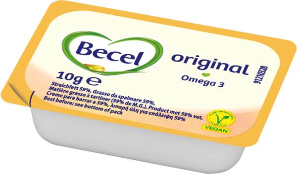 Becel ProActiv classic margarine 60% 10gr, portieverpakt 100 ST/DS