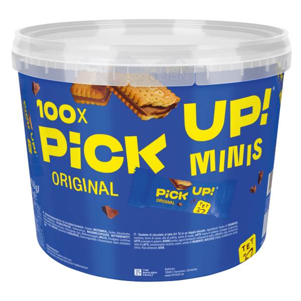 Leibniz Pick Up! Minis Choco, Portion à 10,6 g, 100 PO/EI