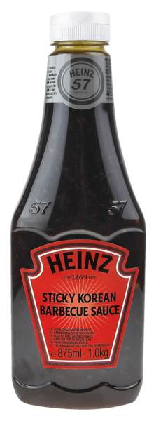 Heinz sticky korean barbecue saus, squeeze 875 ML/FL