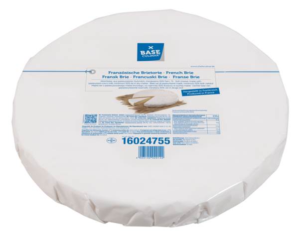 Base Culinar BASE CULINAR Fre.Brie, soft cheese, cow's milk, 50% fat i.d.m, 3KG/ST 3 KG/CT