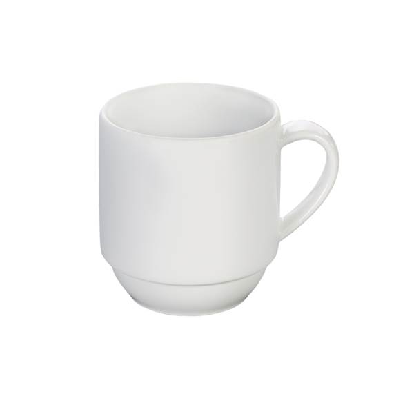 Base Elements Kaffeebecher, 0,28 l, Ø 8 cm, H 8,6 cm, Porzellan, weiß, stapelbar 1 ST