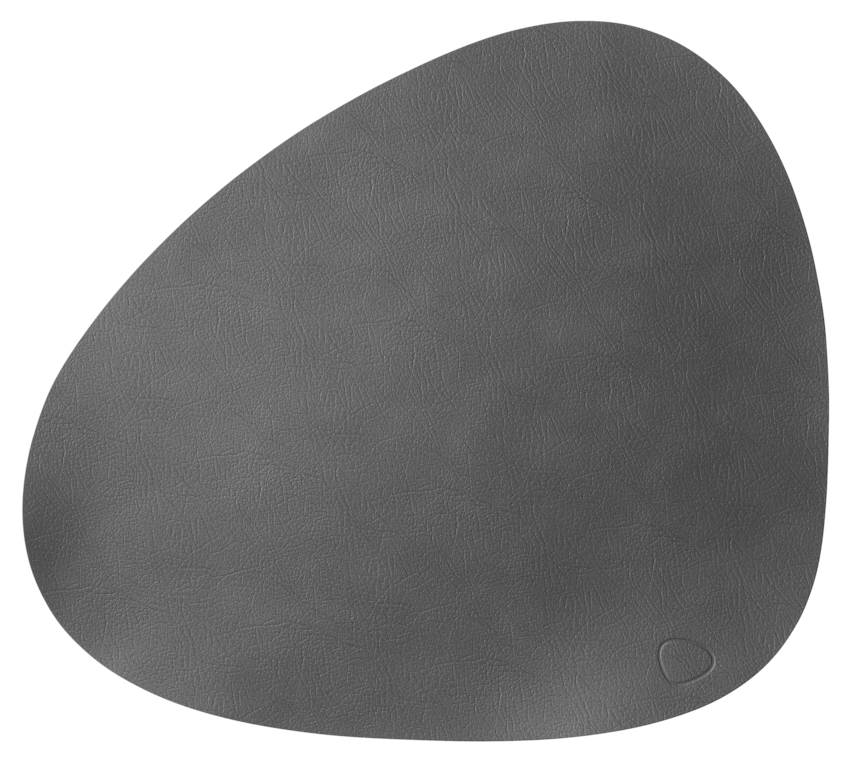 Bordstablett läder 37 x 44 cm, svart