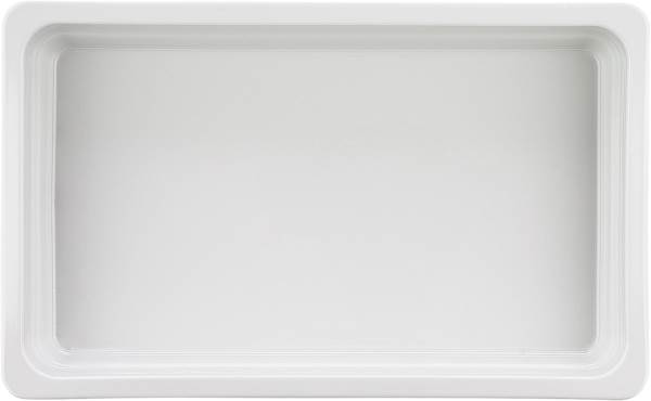 Base Elements GN-Behälter 1/1 7,3 l, 53 x 32,5 cm, 65 mm tief, Porzellan, weiß 1 ST