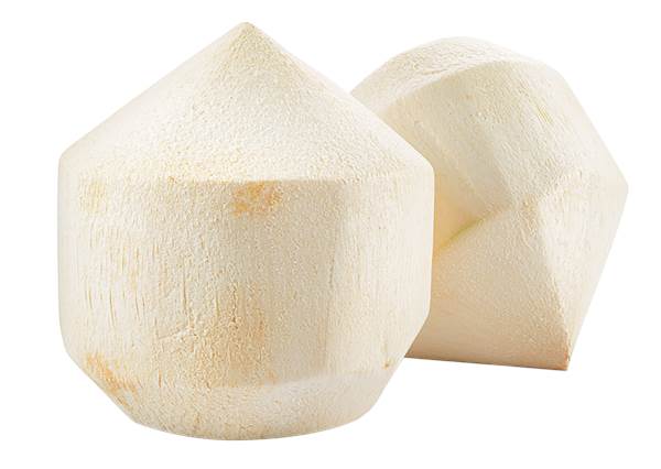 O+G junge Kokosnuss, geschält, (Trinkkokosnuss) 900 G/ST