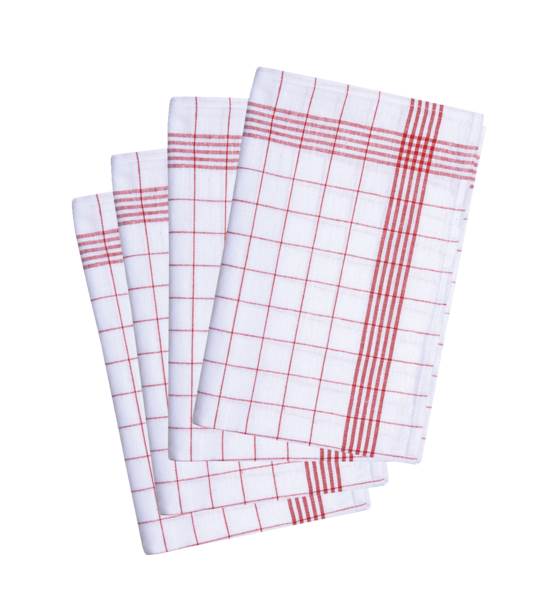 Karlowsky dish towel 50x70cm, red/white, 1 PK